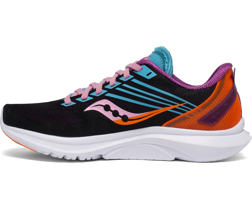 Saucony Kinvara 12 Women's Running Shoes Black / Purple / Orange | AU 170FDNM